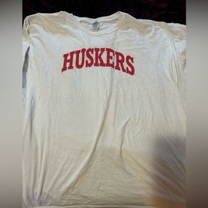 Nebraska huskers white shirt! 4x